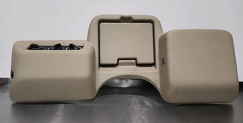 00 Thru 05 Ford Excursion Limited Rear DVD Overhead Console Housing Tan OEM