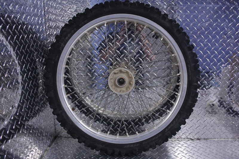 1998 SUZUKI RM 125 FRONT WHEEL RIM TIRE OEM RM125 98