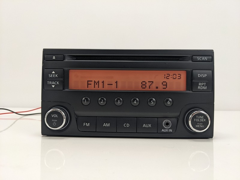 2014-2018 NISSAN VERSA RADIO RECEIVER AM FM W/O NAVIGATION W/O BLUETOOTH OEM