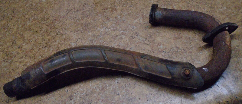 1985 Suzuki LT230S LT230 LT 230 S LT230S ATV Exhaust Head Header Pipe Quadracer
