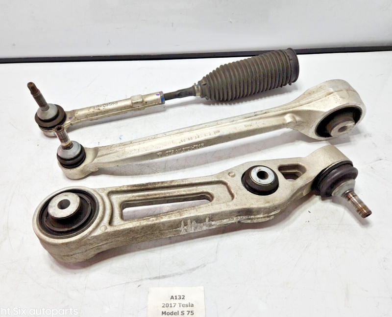 ✅ 16-20 OEM Tesla Model S RWD Front Right Passenger Lower Control Arm SET Of 3