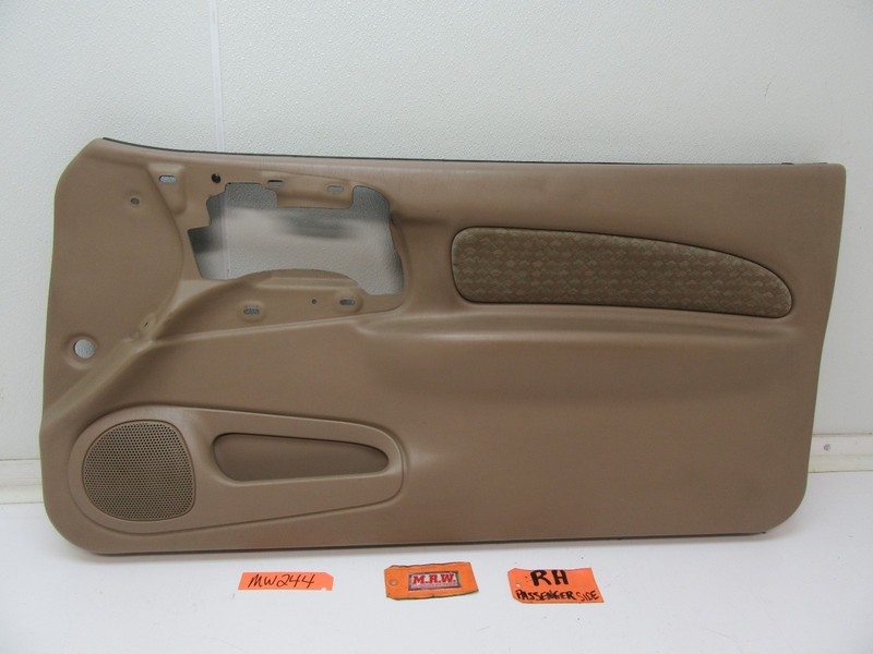 DOOR PANEL RIGHT PASSENGER SIDE POWER FRONT COVER CAR RH 98-03 ESCORT ZX2 COUPE