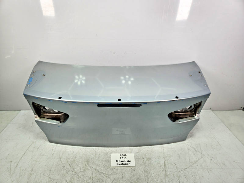 ✅ 08-15 OEM Mitsubishi Lancer Evolution Rear Trunk Lid Panel Silver *NOTE