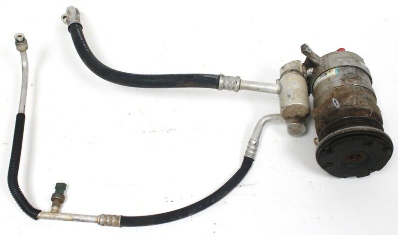 Genuine GM 5.3L 6.0L V8 Truck A/C AC Compressor w/ lines USED OEM GM