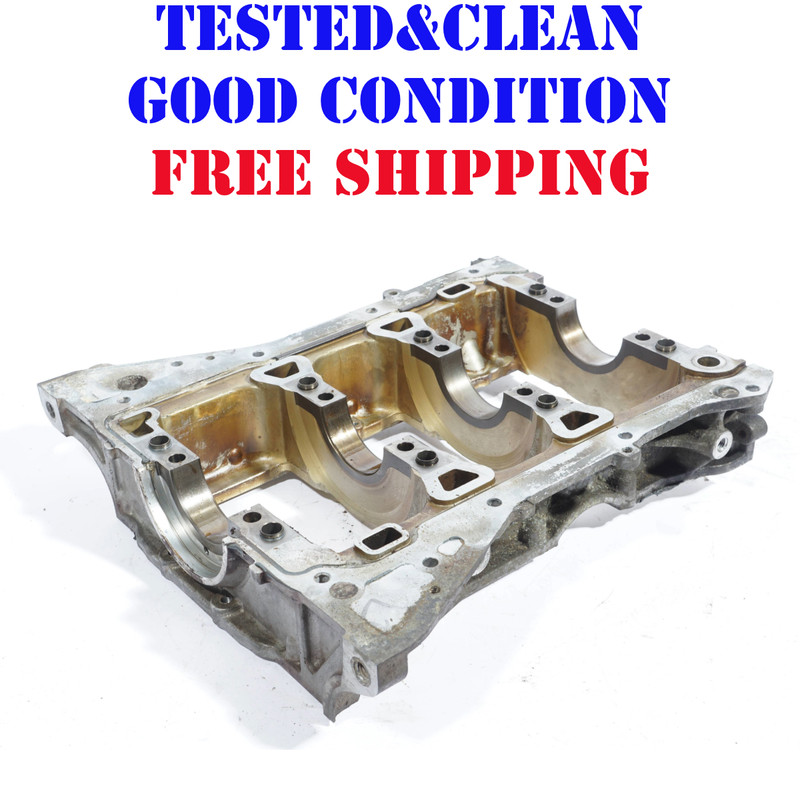 09 10 11 12 13 INFINITI G37 AWD ENGINE CYLINDER COVER BLOCK MAIN CAPS OEM