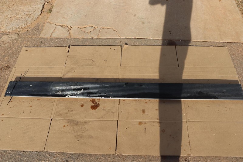 2009-2014 FORD F150 CREW CAB LEFT DRIVER SIDE RUNNING BOARD STEP ONLY PLATE OEM