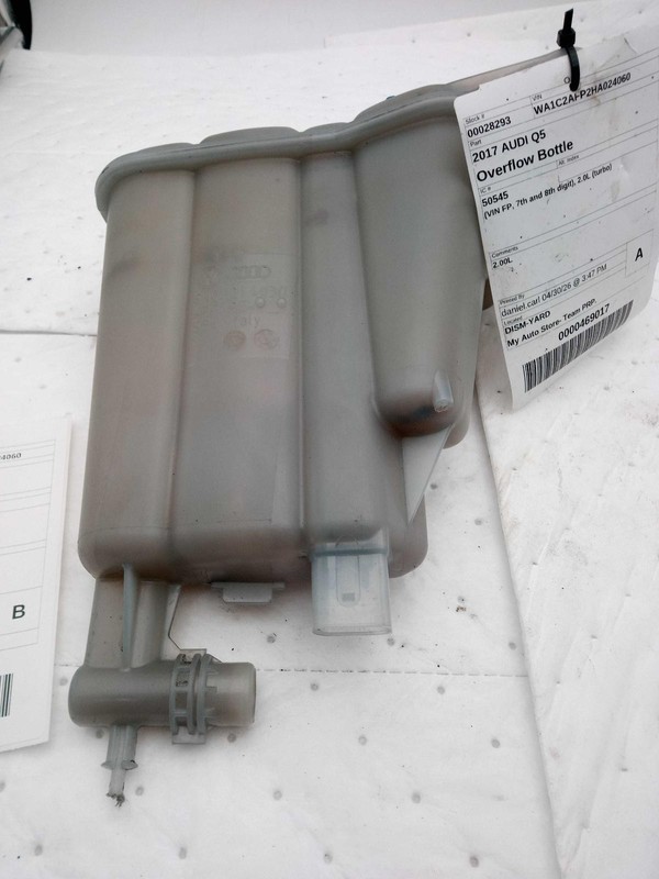 2017 AUDI Q5 Engine Coolant Reservoir OEM Silver 2.0L 114K Miles 8K0121403Q
