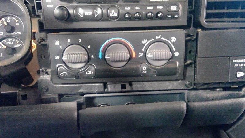 Temperature Control With AC Manual Control Fits 99-02 SIERRA 1500 PICKUP 3406831