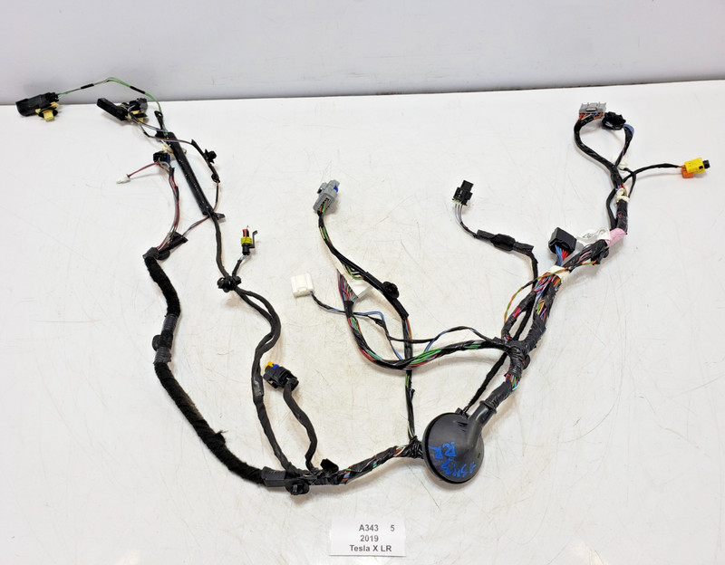✅ 2016-2020 OEM Tesla Model X Rear Right Passenger Side Door Wiring Harness