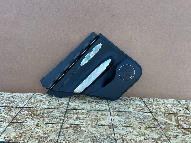 GENESIS GV70 22-26 OEM REAR LEFT DRIVER INTERIOR DOOR TRIM PANEL BLACK LEATHER