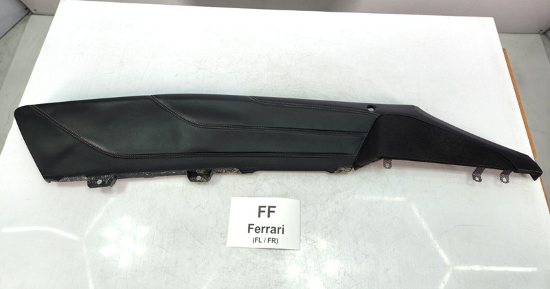 ✅ 11-16 OEM Ferrari FF Front Left Driver Door Trim Panel Cover Black Leather*