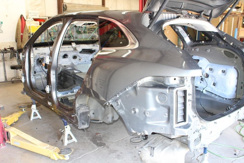 Driver Left Rear Gray Quarter Panel Fits 17-20 F-PACE