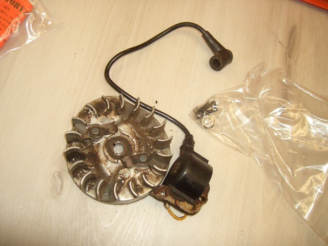 Husqvarna 50 coil flywheelREAD AD (graytop )chainsaw part bin 295 #1
