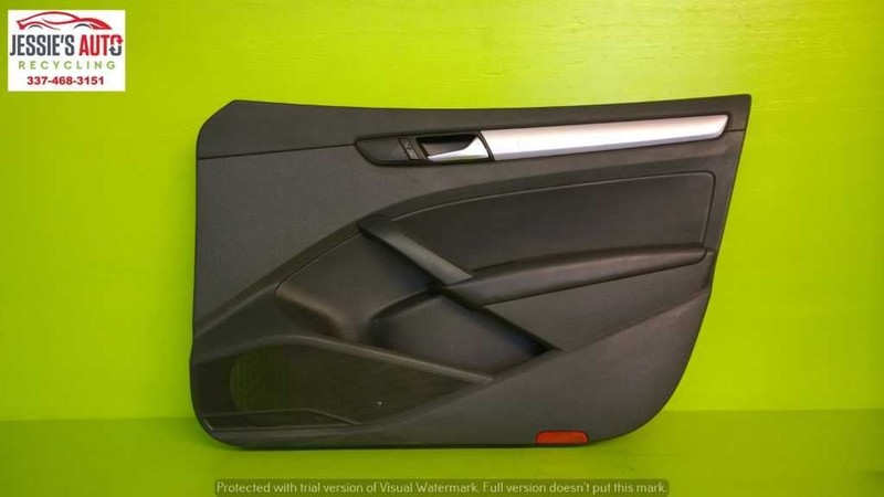 13-15 PASSAT WOLFSBURG SDN PASSENGER RIGHT FRONT INTERIOR DOOR PANEL OEM 2004-74