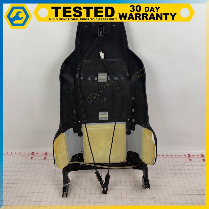 05-13 CHEVROLET CORVETTE C6 FRONT LEFT DRIVER SIDE UPPER SEAT PANEL FRAME OEM
