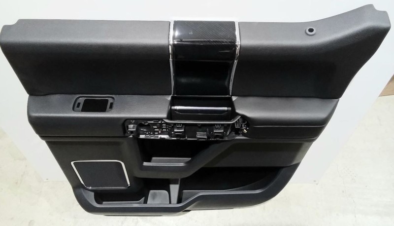 2022 Ford F-350 Crew Cab Platinum RH Rear Door Trim Panel Black LC3Z2627406JC