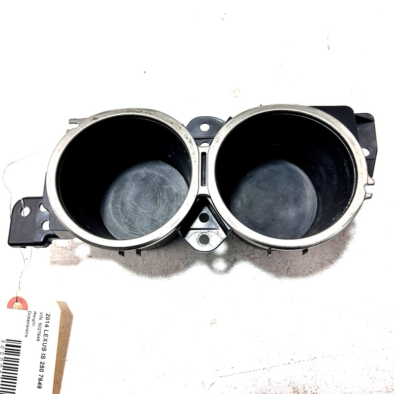 2014-2016 LEXUS IS250 CENTER CONSOLE DRINK CUP HOLDER PLASTIC OEM