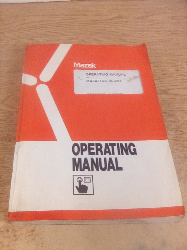 Mazak Operating Manual For Mazatrol M-32B