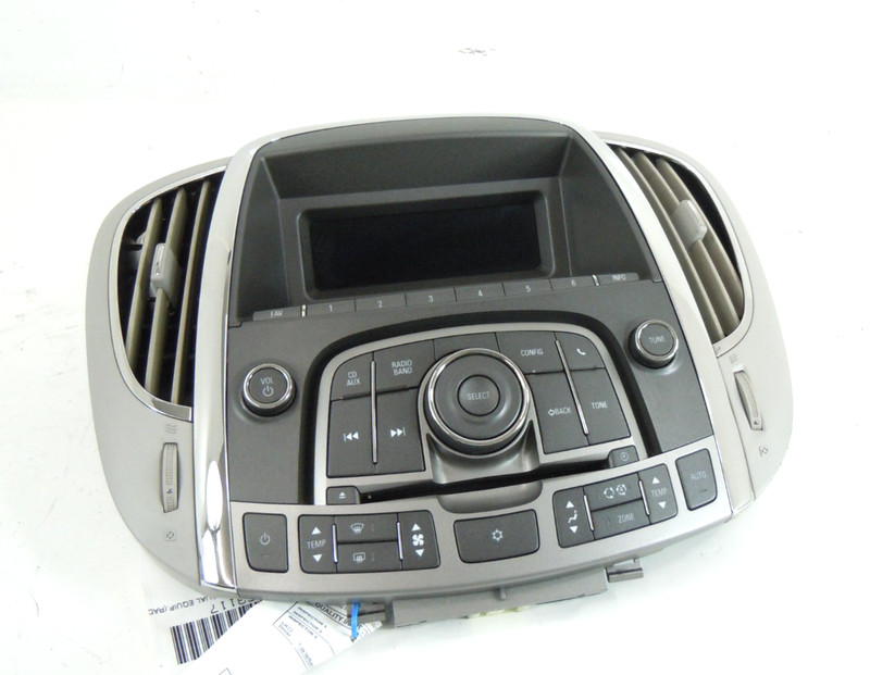 10-12 Buick LaCrosse AM FM Radio Climate Control Panel W/ Display OEM Opt UYE