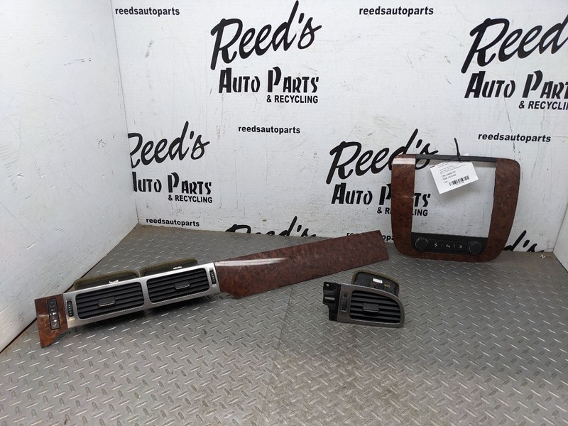 OEM 07-14 Yukon Tahoe DASH TRIM SET Woodgrain Bezel Vents Dashpanel Panel1161498