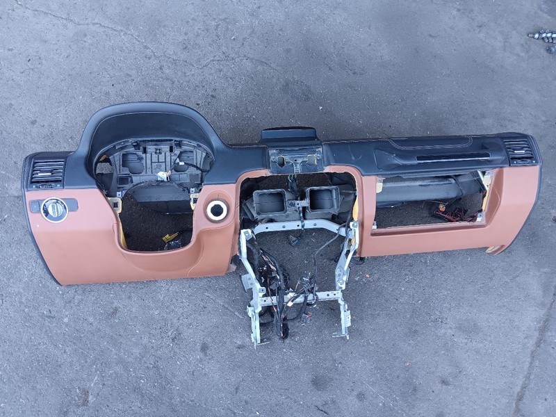 2013-2018 Mercedes G63 Dash Board Dash Panel Instrument Black Brown Leather OEM