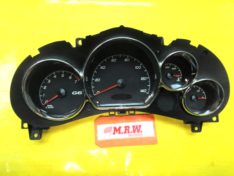 SPEEDOMETER DASH CLUSTER FUEL TEMPERATURE GAUGE TACH for 2007 07 PONTIAC G6 ONLY