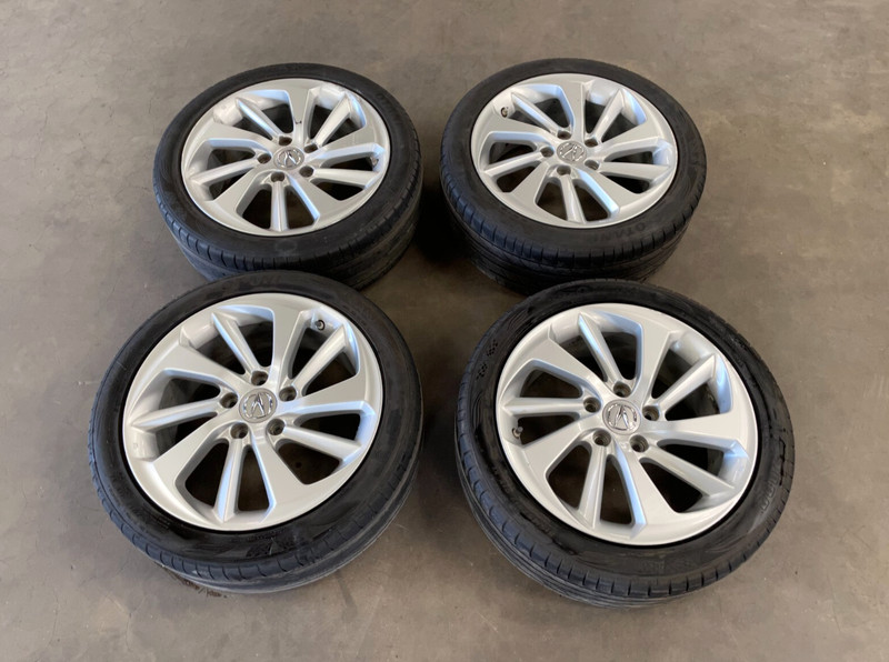 2013-2020 Acura ILX 17x7 Inch Wheel Rim W/Tires Set 1311 OEM