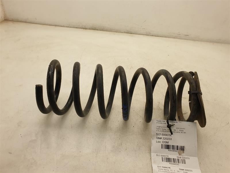 03-09 LEXUS GX470 REAR PASSENGER RIGHT COIL AIR SPRING 2UZFE