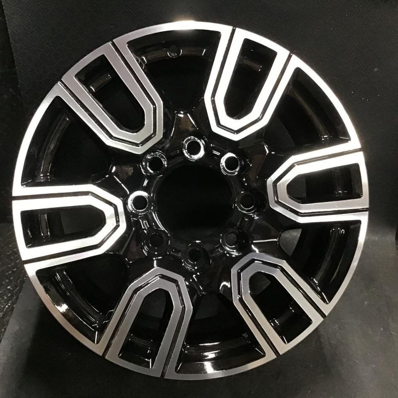 2020-2023 GMC Sierra 2500 3500 5956 B Wheel 20x8.5 Rim Black Machined 23376247
