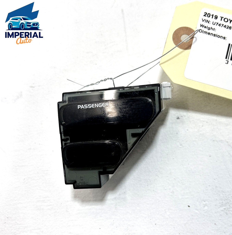 18-20 TOYOTA CAMRY DASH DASHBOARD PASSENGER BAG OFF SWITCH INDICATOR LAMP OEM