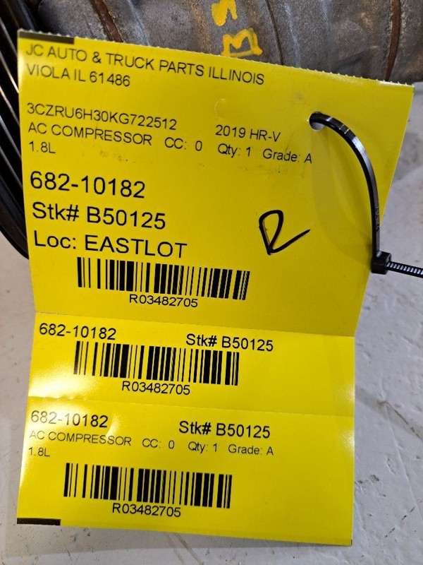 AC Compressor Fits 19-22 HR-V 3482705