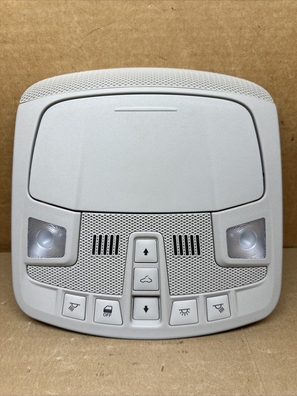2013-2016 Ford Fusion Over Head Overhead Console Dome Light Sunroof Gray