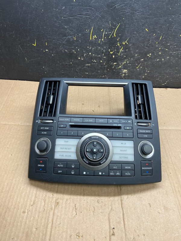 2006 - 2008 Infiniti FFX35 FX45 Radio Climate Control Panel Bezel aa4900 DG