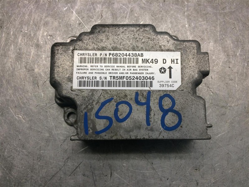 13 14 COMPASS AIRBAG AIR BAG CONTROL MODULE OPT CJ1 OEM 591-07919