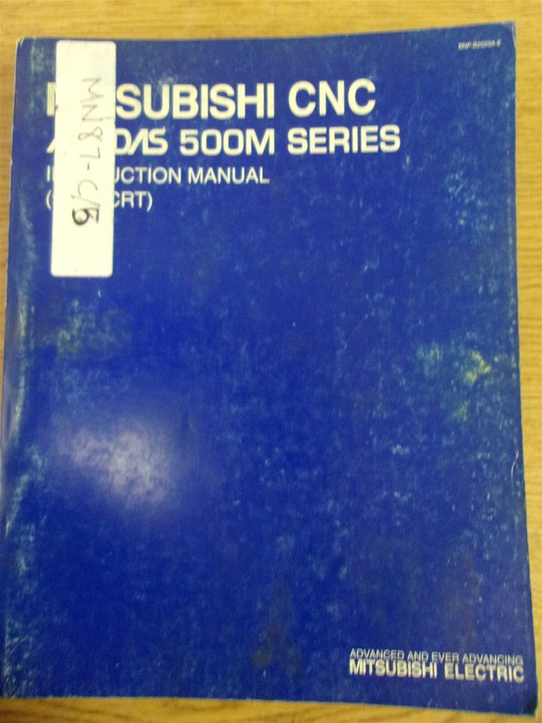 Mitsubishi CNC Meldas 500M Instruction Manual*FREE SHIPPING*
