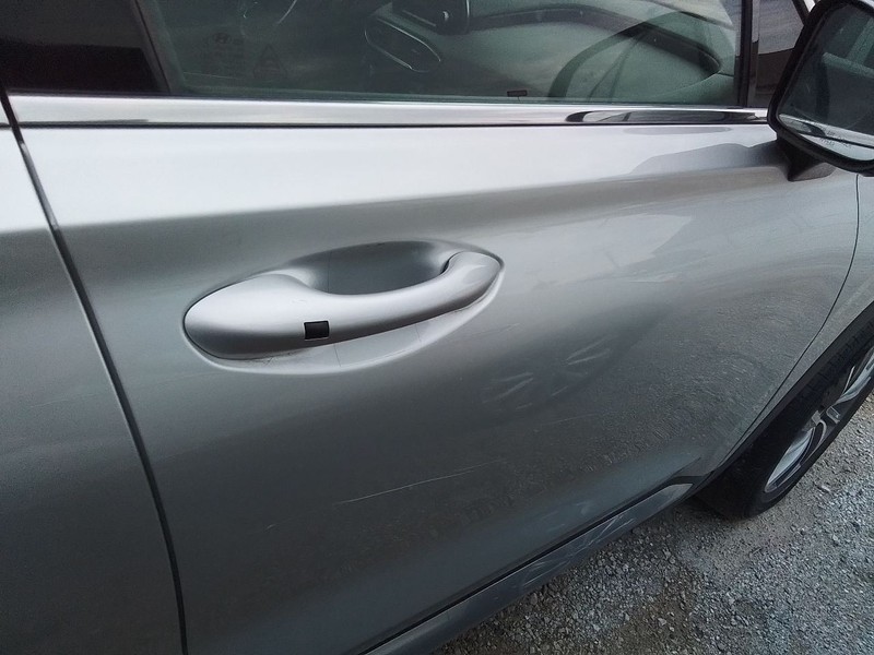 Passenger Front Door US Built Tempered Glass Fits 19-23 SANTA FE 3506075