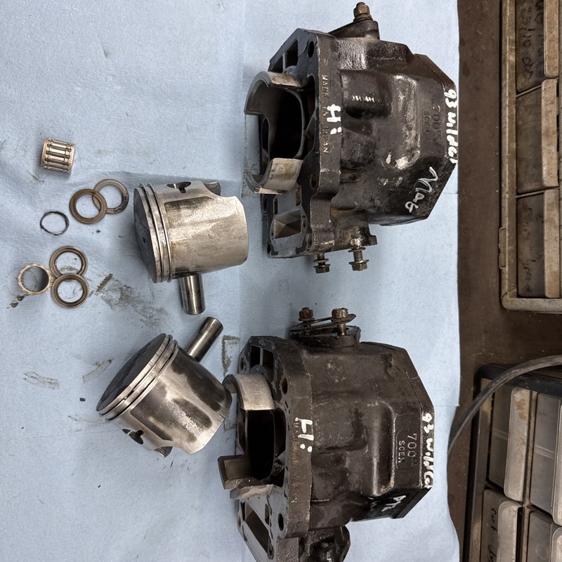 1993 1994 ARCTIC CAT WILDCAT 700 EFI MOTOR Mag And Pto Jugs Cylinders Pistons