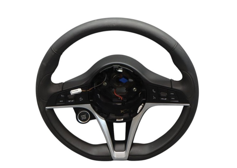 17-20 Alfa Romeo Giulia Stelvio Front Steering Wheel Assembly Black Oem