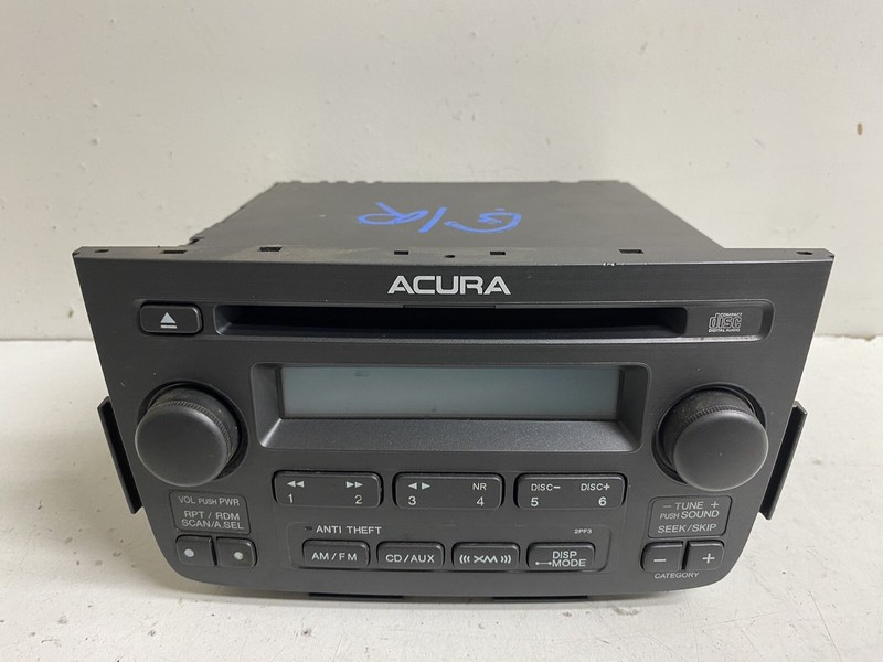 2005-2006 Acura MDX Radio Stereo 2 DIN Disc CD Player 39101-S3V-A070-M1 AMFM