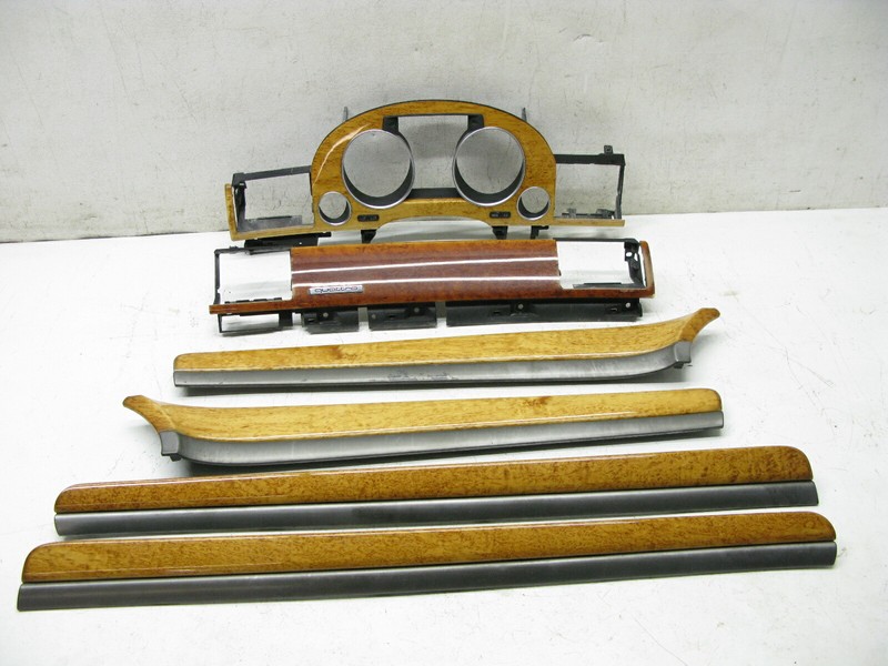 03-10 AUDI D3 A8 LONG LWB QUATTRO DASHBOARD PANEL WOOD TRIM COVER SET OEM 061120