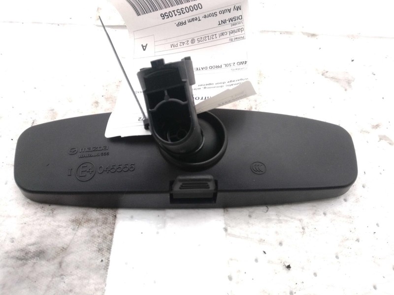 2022 MAZDA 3 OEM Black Interior Rear View Mirror - 58K Miles, Warranty