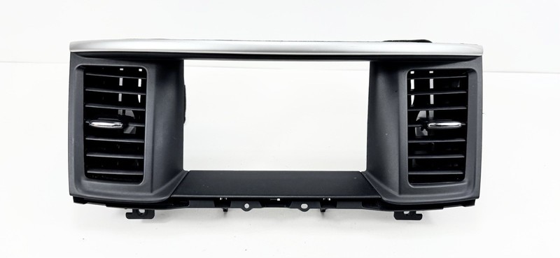 2013-2016 Nissan Pathfinder Center Dash Radio Trim Bezel Panel Black /Silver OEM