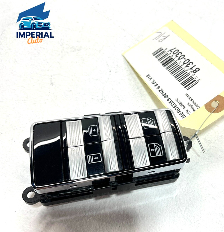 Mercedes W221 S600 Rear Left or Right Window Control Switch OEM 1PCS 2007-2013