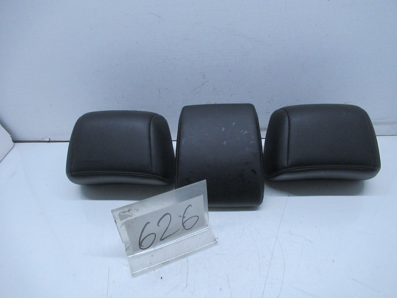 11-13 INFINITI M37s REAR LEFT / RIGHT / MIDDLE SEAT HEADREST SET BLACK OEM