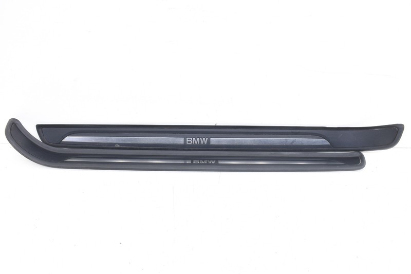 2008 BMW E93 Convertible Front Interior Entrance Door Sill Scuff Plates OEM KW81