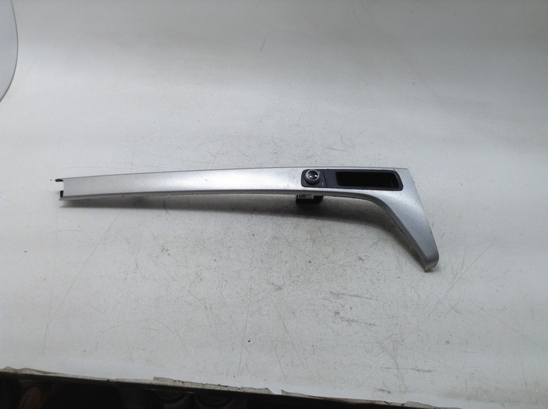 17-19 AUDI A4 FRONT CENTER CONSOLE TRIM PANEL W/ RADIO SWITCH KNOB OEM