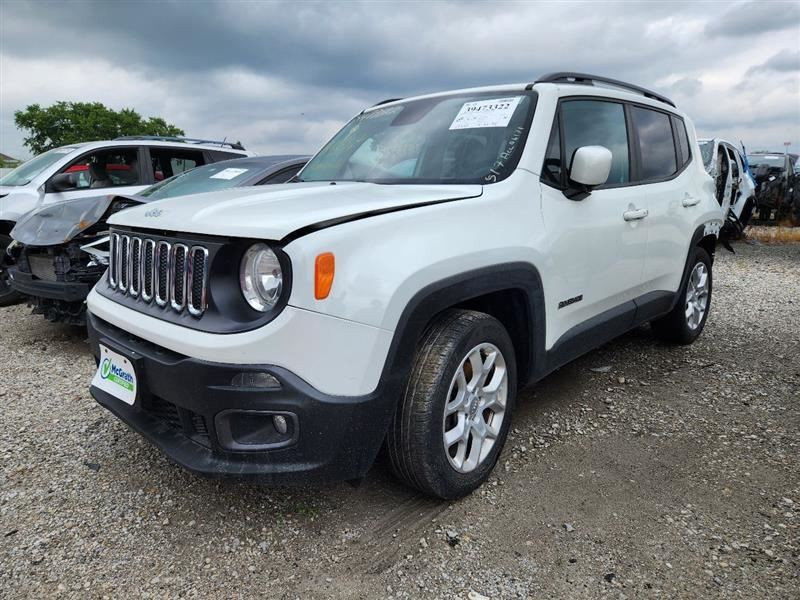 2015-2017 Jeep Renegade Front Driver Roof Curtain Air Bag