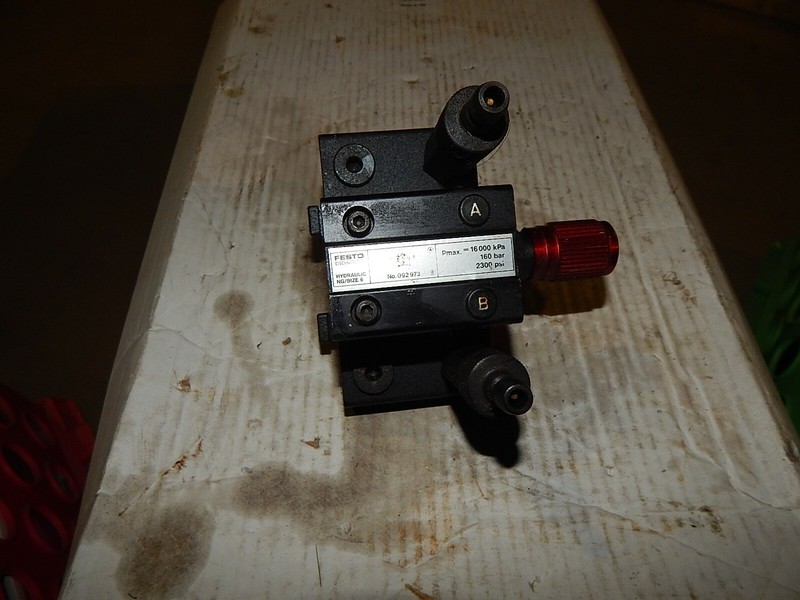 Festo Didactic 092 973 16000KPA 160bar Valve *FREE SHIPPING*