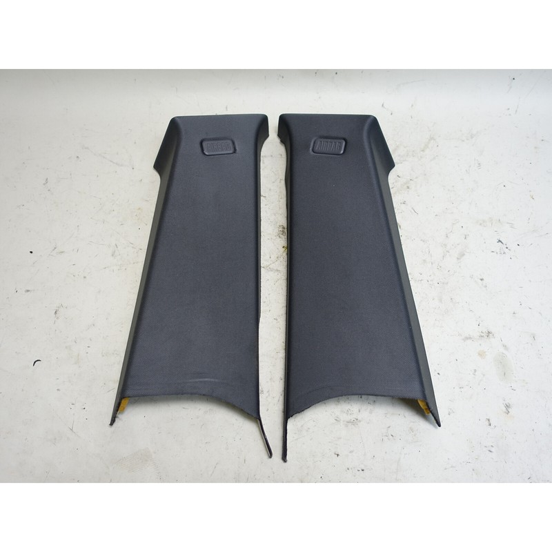 2004-2005 BMW E83 Early Interior C- Pillar Column Covers Basalt Grey OEM