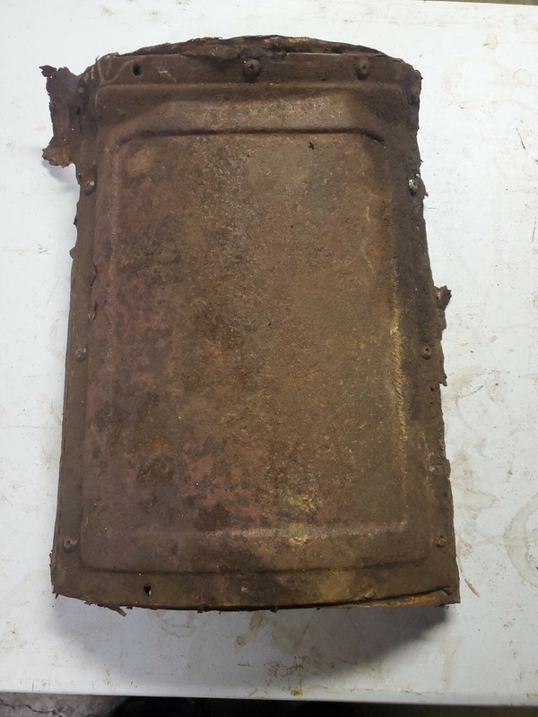 1949 CHEVY BEL AIR DELUXE FLOOR CENTER COVER PLATE INSPECTION